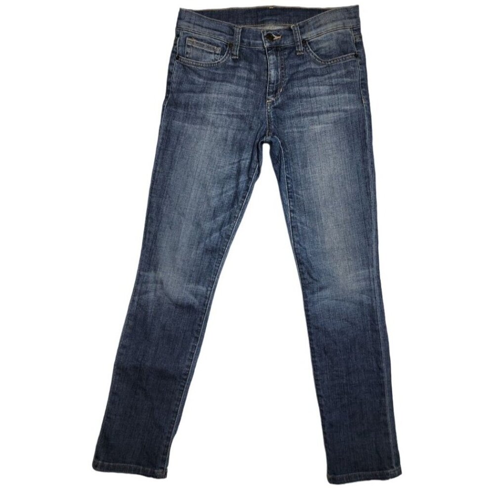 Women's Joe's Jeans Anisa 26 Denim Straight Skinny Cropped Ankle Mid Rise Pants